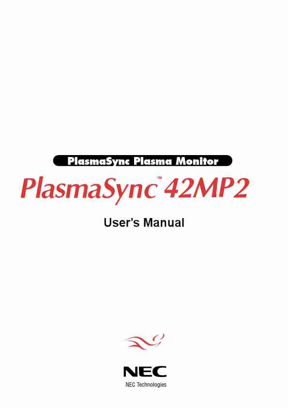 NEC PLASMASYNC 42MP2-page_pdf
